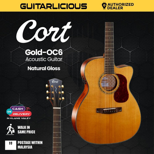 Cort Gold-OC6 Bocote Acoustic Guitar with Bag