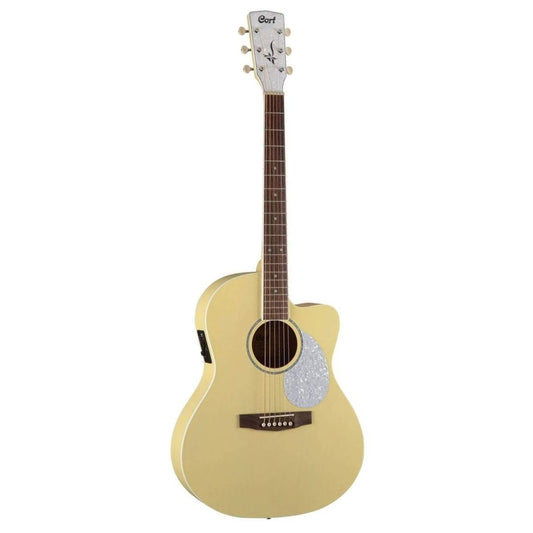 Cort Jade Classic Acoustic Guitar With Bag - Pastel Yellow