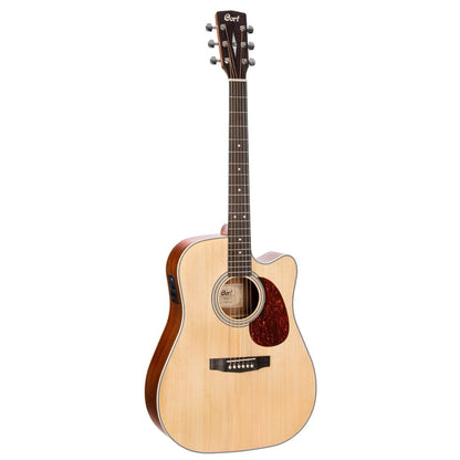 Cort MR500E Solid Top Acoustic Guitar with Bag - Open Pore