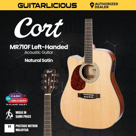 Cort MR710F Left-Handed Acoustic Guitar with Bag