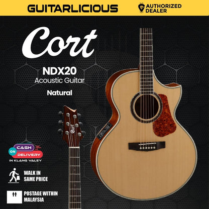 Cort NDX20 Acoustic Guitar with Bag - Natural
