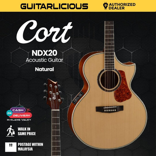 Cort NDX20 Acoustic Guitar with Bag - Natural