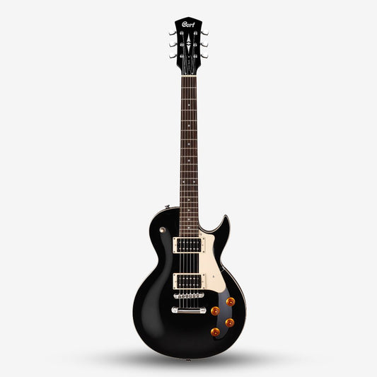 Cort CR100 Double Humbucker (HH) Les Paul Design Electric Guitar with Bag - Black