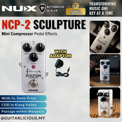 NUX NCP-2 Sculpture Mini Compressor Pedal ( NCP2 )