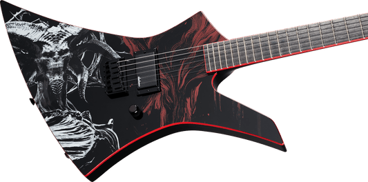 Jackson X Series Limited Edition Kelly KE HT Electric Guitar, Diablo