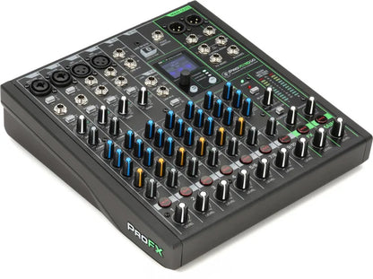 Mackie ProFX10 Go Battery-powered 10-channel Mixer with USB and Enhanced Effects