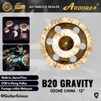 Arborea Cymbals B20 Gravity  Series Cymbal Set / Hi-Hat , Splash , Crash, Ride, Stacker , China
