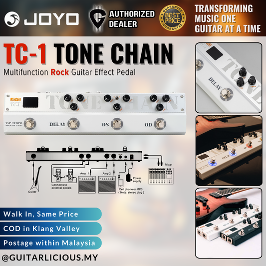 JOYO TC-1 Tone Chain Rock Multi-Function Effect Pedal ( TC 1 / TC1 )