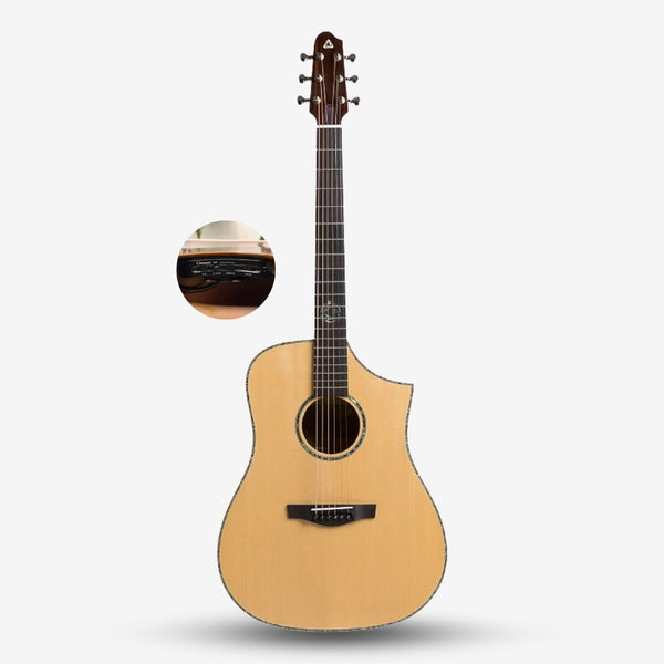 Covenant Guitar 300-DVE 41 inch Semi Acoustic Guitar with Covenant M2P Dual Channel Pick Up / Equalizer - Website Clearance