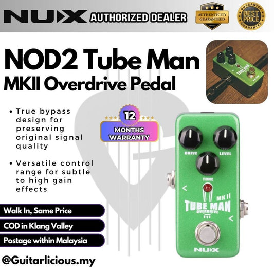 NUX NOD2 Tube Man MKII Overdrive Pedal