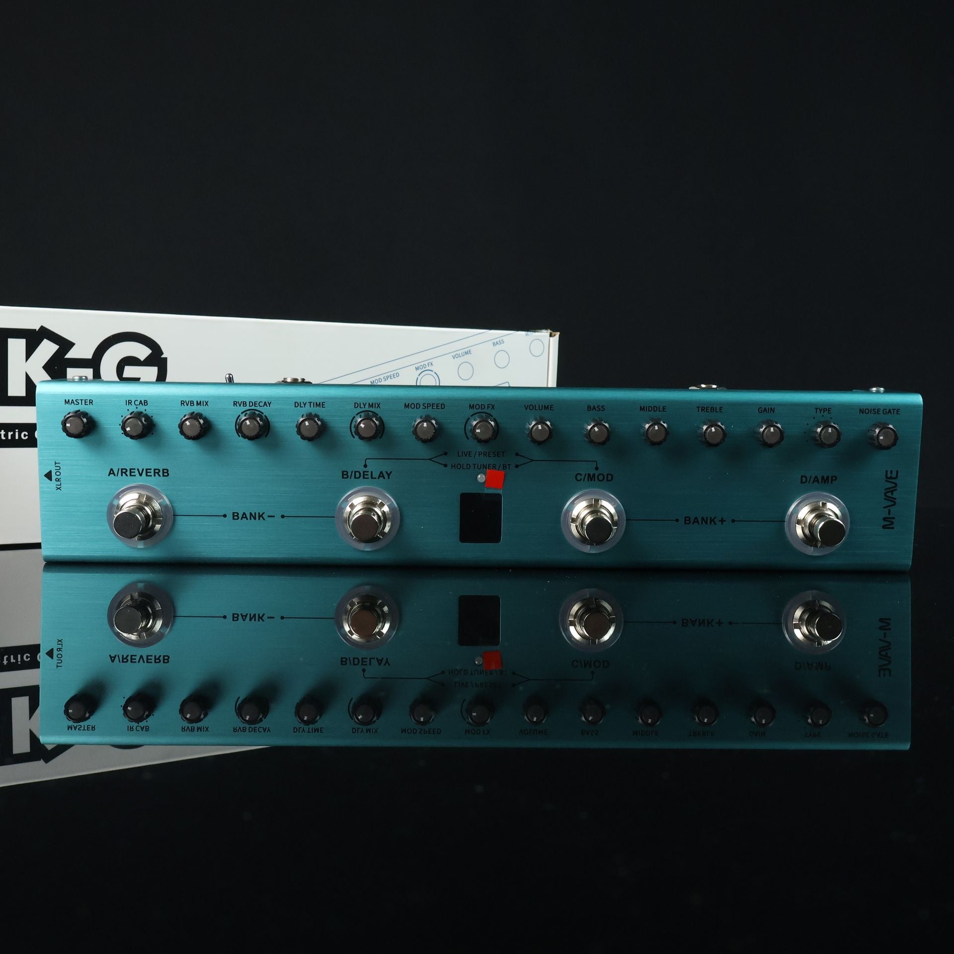 M-Vave Tank-G Guitar Multi Effects Processor Rechargeable Modeling