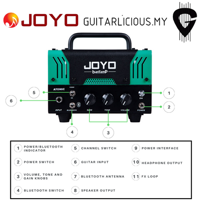 JOYO AtomiC Bantamp Hybrid Preamp Tube Amplifier (JOYO ATOMIC)