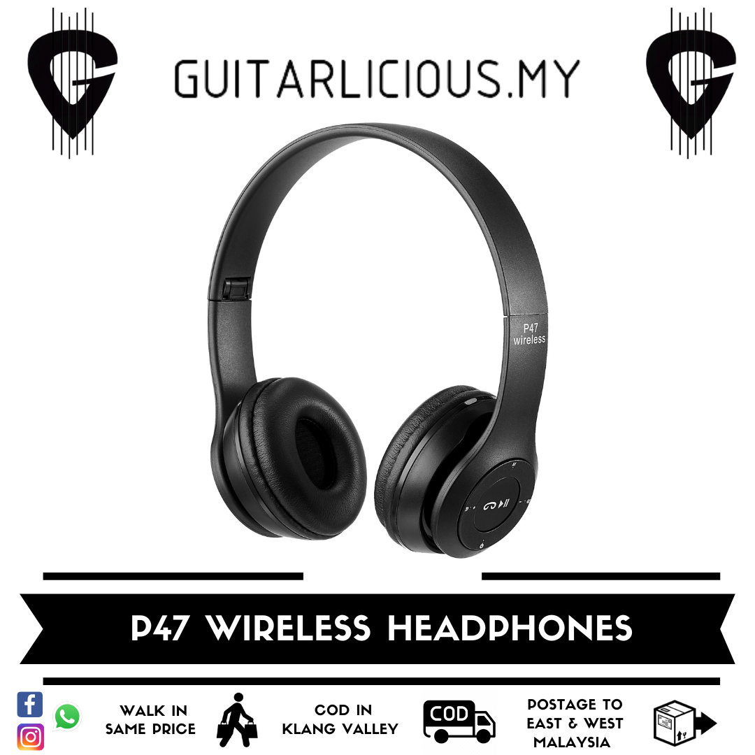 P47 Wireless Bluetooth Headphones – GUITARLICIOUS