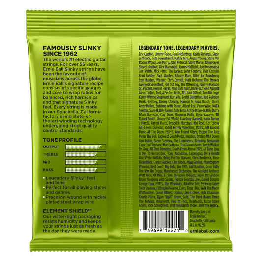 Ernie Ball 2221 Regular Slinky Nickel Wound Electric Guitar Strings - Yellow (010-046) / EB-2221