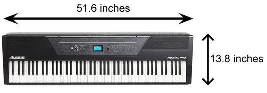 ALESIS Recital Pro 88 Hammer Action Keys Digital Piano (A62-RECITALPROXEU)