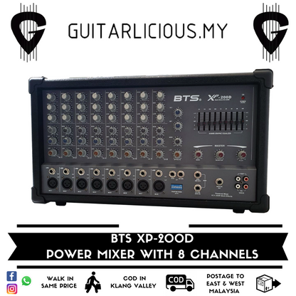 BTS Power Mixer (8 Channel) - DML-200D