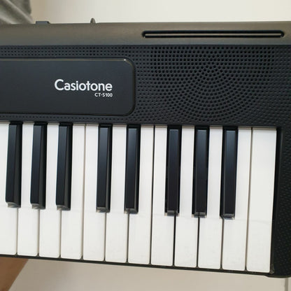 CASIO CT-S100 61-Keys Casiotone Portable Keyboard, Bundle Set ( CTS100 / CT S 100 )