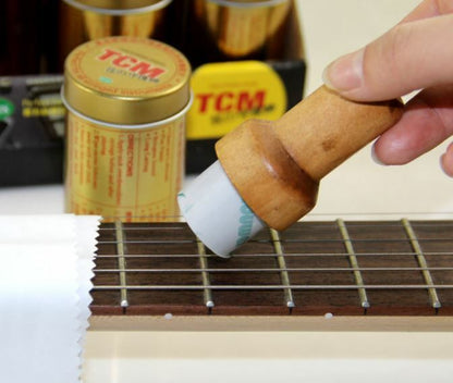 TCM Fast Fret String Polisher Instrument Maintenance Cleaner Microfiber Guitar Fretboard Oil