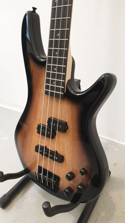 Ibanez GIO GSR200SM 4 String Electric Bass Guitar - Natural Grey Burst (GSR200SM -NGB)