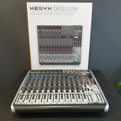 Behringer Xenyx QX2222USB Mixer with USB and Effects (2222 / XENYX222USB / XENYX )