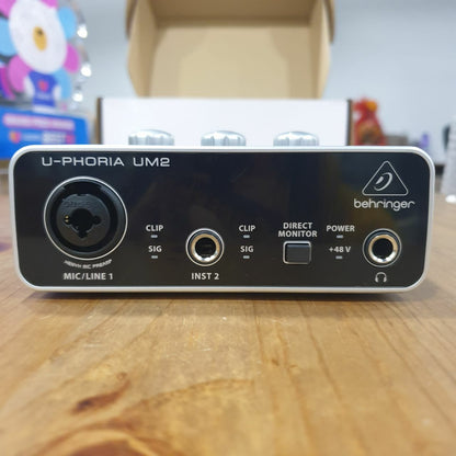 Behringer U-Phoria UM2 USB Audio Interface (UM 2 / UM-2 / Uphoria )