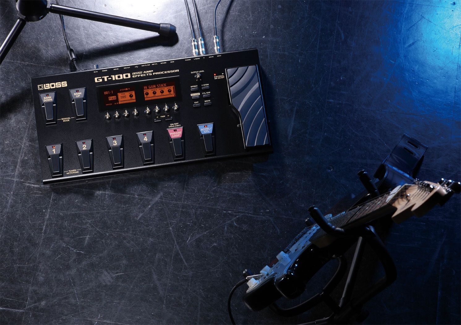 gt 100 guitar pedal Boss GT-100 Guitar Multi-Effects Pedal ( GT100 / GT 100 / GT ) – GUITARLICIOUS