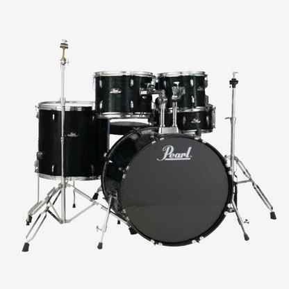 Pearl RS525SB/C-31 Roadshow 5-Pieces Standard Acoustic Drum Set - Black (RS5252-SB)