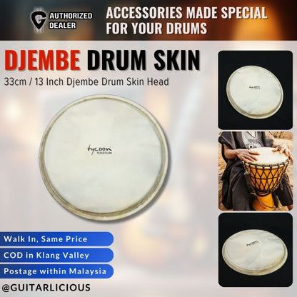 Tycoon Replacement Drum Head / Skin for 13 INCH Djembe (TJ-RH130)