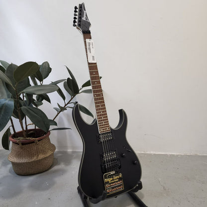 Ibanez RG320EXZ Double Humbucker (HH) Floyd Rose Electric Guitar - Black Flat (RG320 EXZ - BKF)