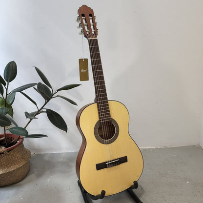 Cort AC70 36 inch Classical Guitar with Gig Bag - Open Pore Natural (AC 70/AC-70)