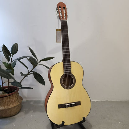 Cort AC100 Classical Guitar with Gig Bag - Open Pore Natural (AC 100/AC-100)