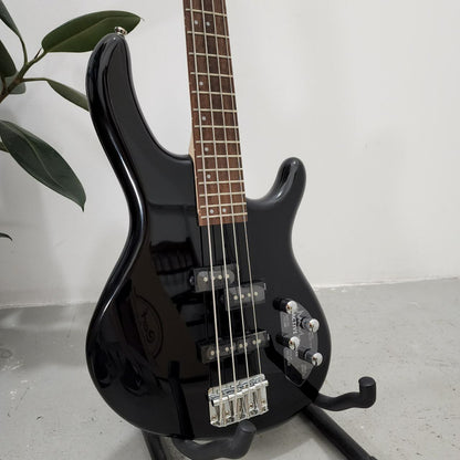 Cort Action Plus 4 string Electric Bass Guitar with Bag - Black (232-3-ActionPlus)