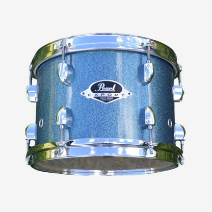 Pearl RS525SB/C-703 Roadshow 5-Pieces Standard Acoustic Drum Set - Aqua Blue Glitter (RS5252-SB)