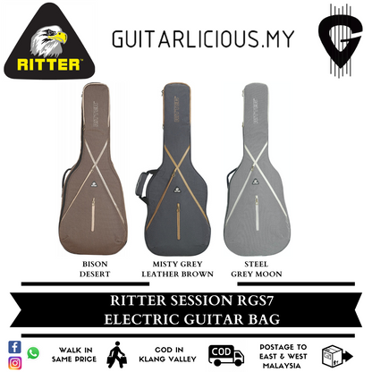 Ritter Session RGS7E Electric Sponge Padded Guitar Gig Bag