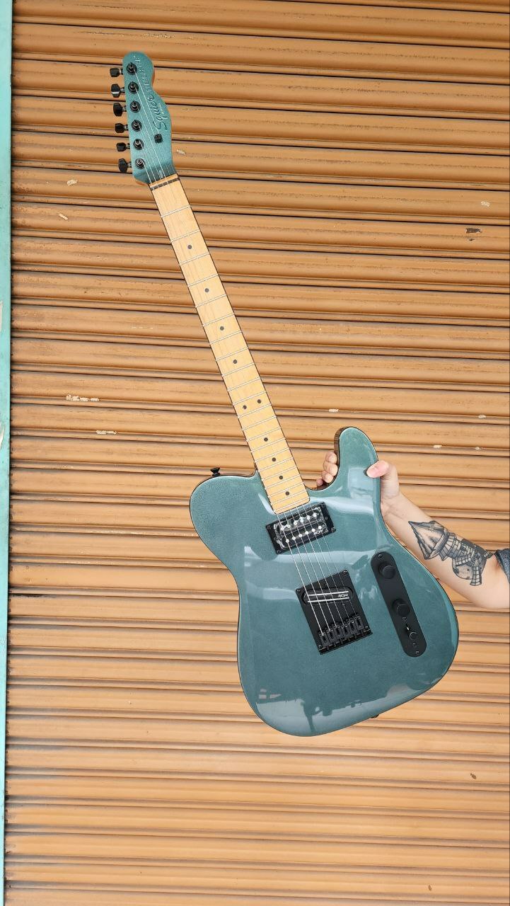 Squier Contemporary Telecaster Electric Guitar, Gunmetal Metallic