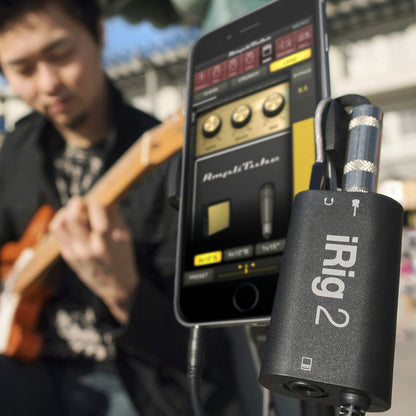 IK Multimedia iRig 2 Guitar Interface for iOS and Android ( iRig2 )