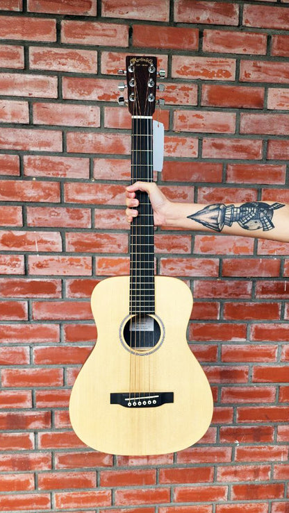 Martin LX1E Little Martin X Series Solid Sitka Spruce Top Acoustic-Electric Guitar With Fishman® Sonitone Preamp