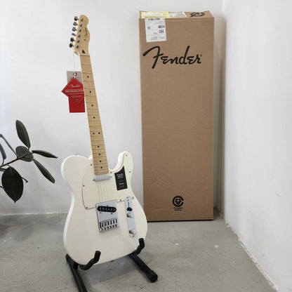 FENDER Player Single-Coil Pick Up Telecaster Electric Guitar, Maple Fretboard , Polar White