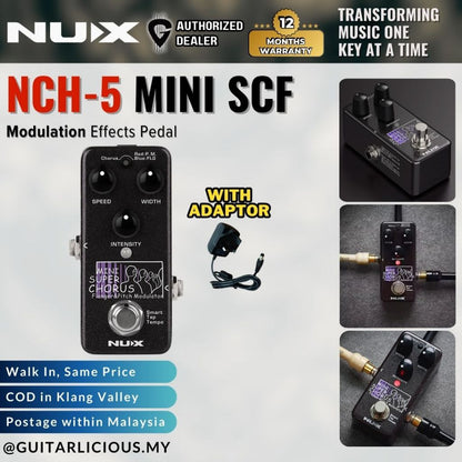 NUX NCH-5 Mini SCF Modulation Effects Pedal ( NCH5 )