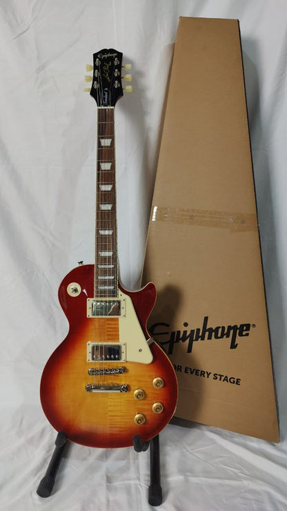 Epiphone Les Paul Standard 50s Double Closed Humbucker Electric Guitar - Heritage Cherry Sunburst (EILS5)