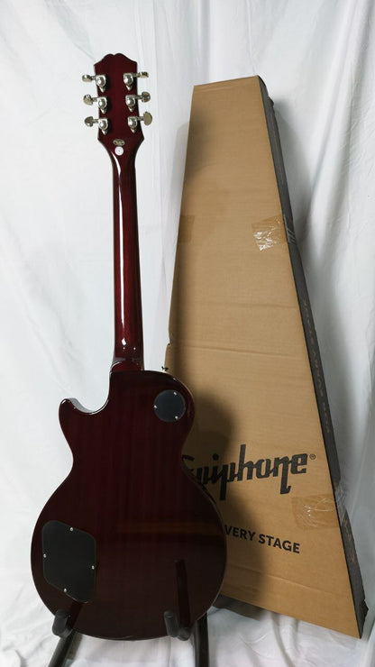 Epiphone Les Paul Studio Double Closed Humbucker Electric Guitar - Wine Red (EILT)