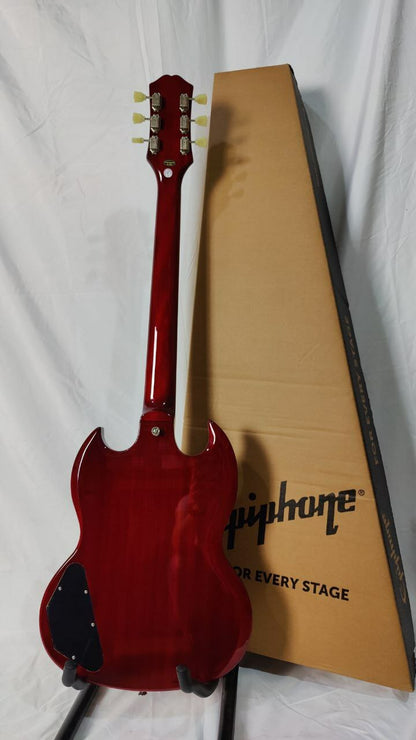 Epiphone SG Standard Double Closed Humbucker Electric Guitar - Cherry Red (EISSB)