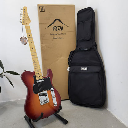 Fujigen FGN BIL2M Boundary Lliad Series (BLS) Telecaster Electric Guitar , Maple Fb (Made In Japan) - Cherry Sunburst