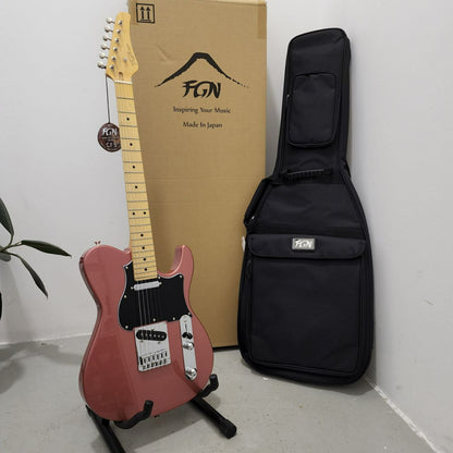 Fujigen FGN BIL2M Boundary Lliad Series (BLS) Telecaster Electric Guitar , Maple Fb (Made In Japan) - Burgundy Mist