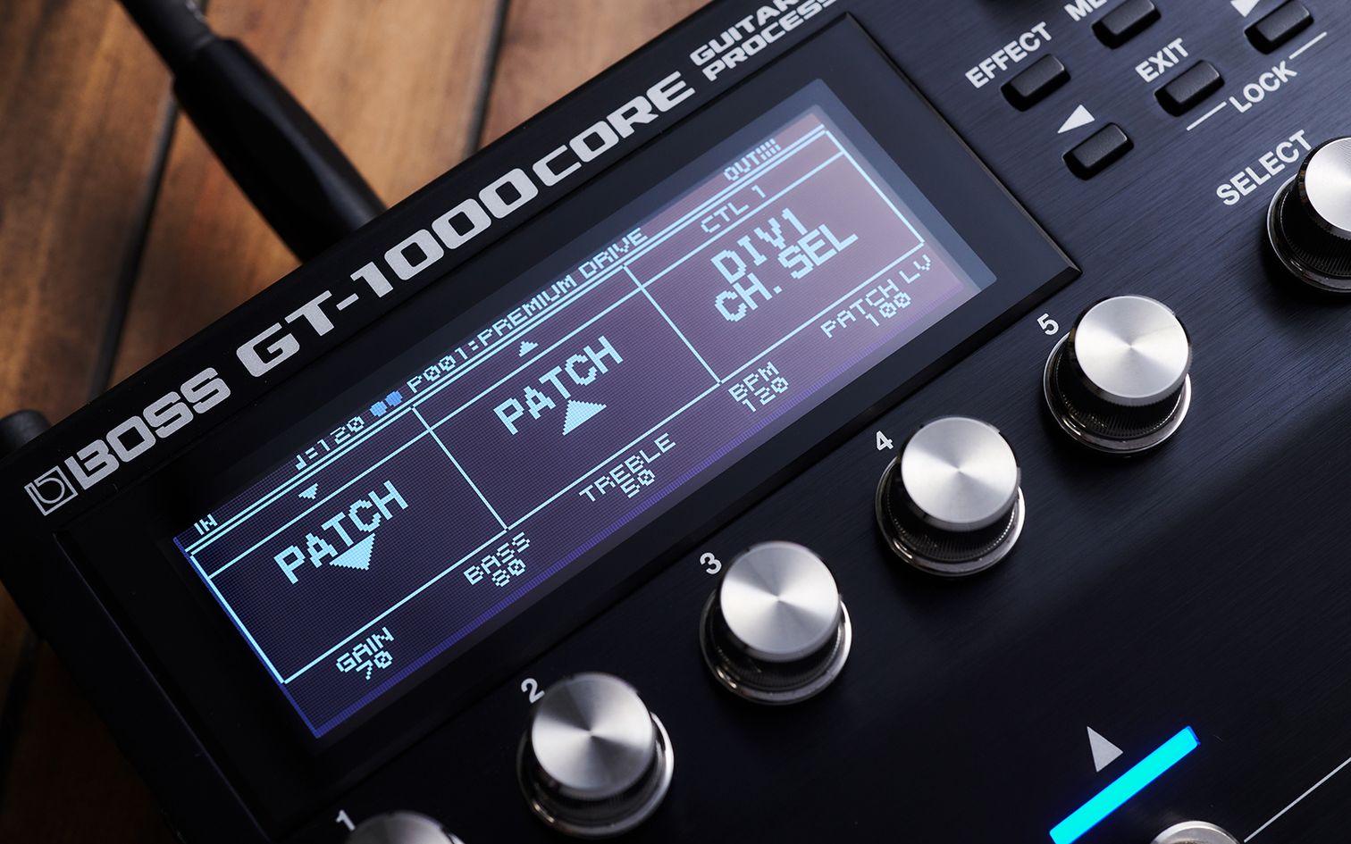 Boss GT-1000CORE Multi Effects Processor with adaptor – GUITARLICIOUS