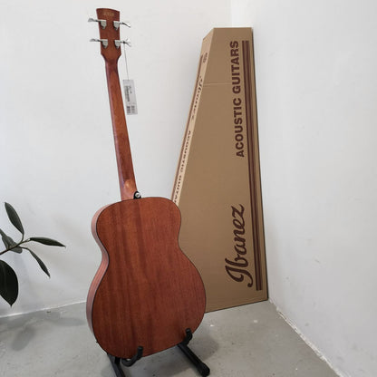 Ibanez PCBE12, Open Pore Natural, Grand Concert Semi Acoustic Electric Bass Guitar with Pick Up EQ ( PCBE-12 / PCBE 12)