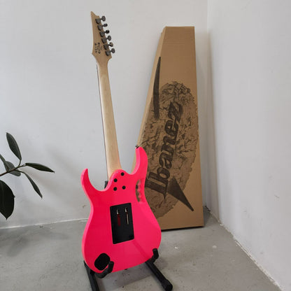 Ibanez Steve Vai Signature JEMJRSP HSH Pick up with Tremolo and Monkey Grip, PINK (JEMJRSP / JEMJR / JEMJR SP / PK)