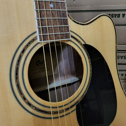 Cort AD880CE Spruce Top Dreadnought Cutaway Pickup EQ Acoustic Guitar (AD880E / AD 880 / AD-880E)