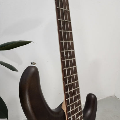 CORT Action PJ (4 String) Electric Bass Guitar with Bag - Open Pore Walnut (OPW)