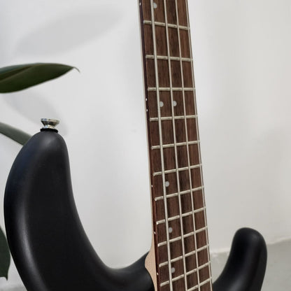 CORT Action PJ (4 String) Electric Bass Guitar with Bag - Open Pore Black (OPB)